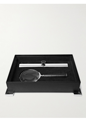 Lorenzi Milano - Magnifying Glass and Ruler Set - Men - Silver