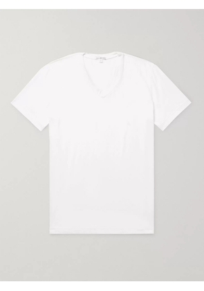 James Perse - Combed Cotton-Jersey T-Shirt - Men - White - 1