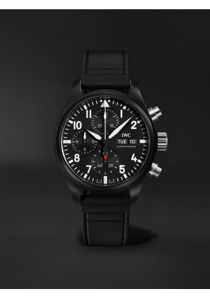 IWC Schaffhausen - Pilot's Watch Automatic Chronograph 41mm Ceramic and Rubber Watch, Ref. No. IWIW389401 - Men - Black