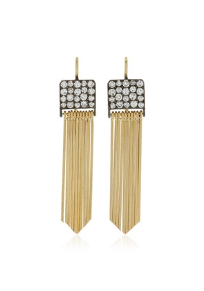 Sylva & Cie - Sima 18K Yellow Gold Diamond Ten Table Earrings - Gold - OS - Moda Operandi - Gifts For Her