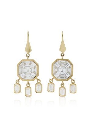 Sylva & Cie - Mosaic 18k Yellow Gold Diamond Earrings - Gold - OS - Moda Operandi - Gifts For Her