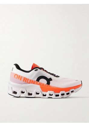 ON - Cloudmonster 2 Rubber-Trimmed Mesh Running Sneakers - Men - Orange - US 7
