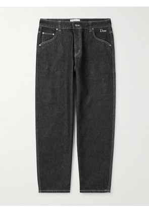 DIME - Straight-Leg Logo-Embroidered Jeans - Men - Black - S