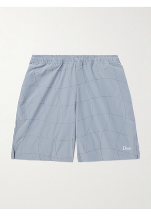 DIME - Straight-Leg Logo-Embroidered Shell Shorts - Men - Blue - S