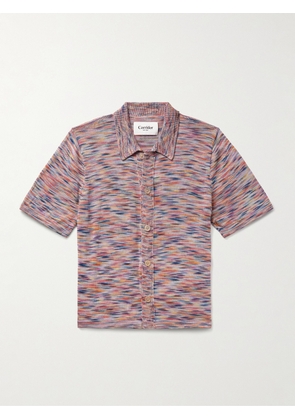 Corridor - Space-Dyed Cotton Shirt - Men - Pink - S