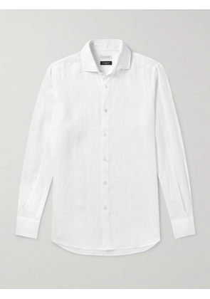 Incotex - Slim-Fit Linen Shirt - Men - White - EU 37