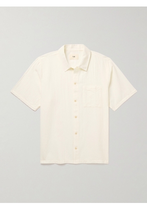 Folk - Gabe Cotton and Linen-Blend Shirt - Men - Neutrals - 2