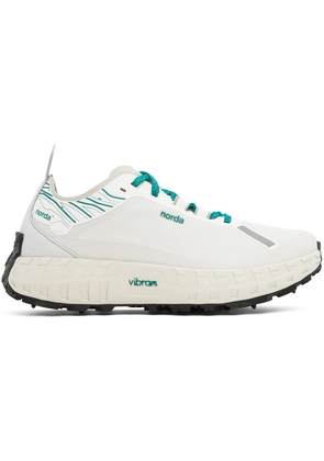 Norda Off-White & Green norda 001 Sneakers