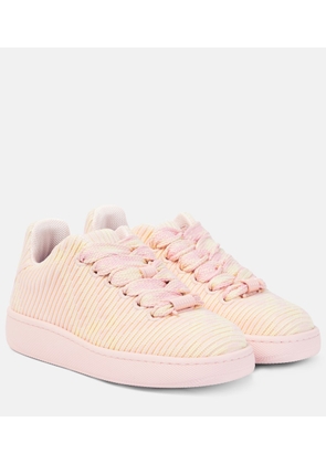 Burberry New Trainer checked canvas sneakers
