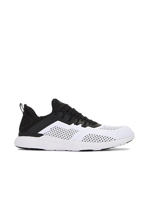 APL: Athletic Propulsion Labs Techloom Tracer in White & Black - Black. Size 8.5 (also in 7.5, 9, Unisex Mens 13, Unisex Mens 8.5/Womens 10, Unisex Me