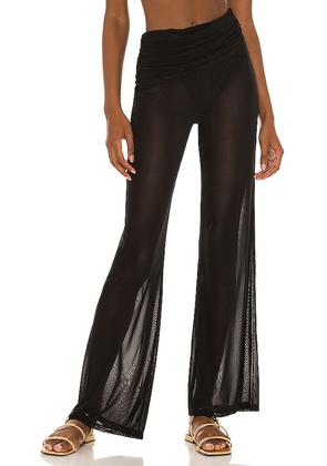 Camila Coelho Alto Pants in Black. Size L, S, XL, XS, XXS.