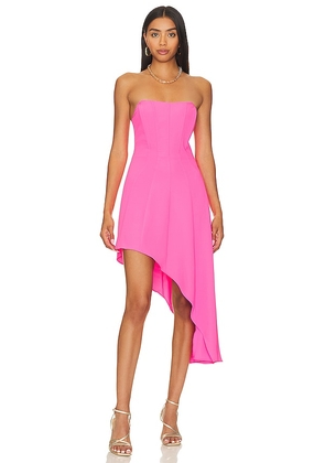 Amanda Uprichard Muse Dress in Pink. Size S, XL, XS.