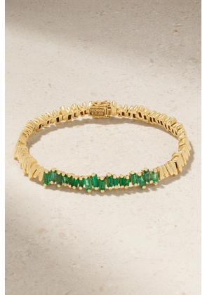 Suzanne Kalan - 18-karat Gold Emerald Bracelet - One size