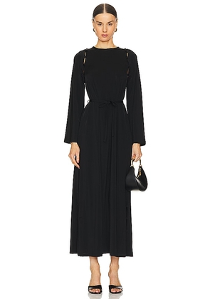 ALLSAINTS Susannah Dress in Black. Size 12, 2, 4, 6, 8.