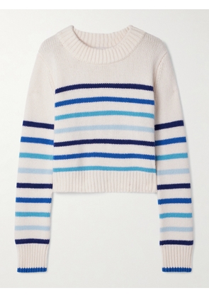 La Ligne - Mini Marin Striped Wool And Cashmere-blend Sweater - Cream - x small,small,medium,large,x large