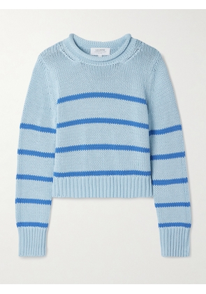 La Ligne - Mini Marina Striped Wool And Cashmere-blend Sweater - Blue - x small,small,medium,large,x large