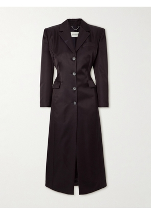 Magda Butrym - Wool And Silk-blend Coat - Black - FR38,FR40,FR42
