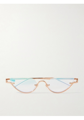 Gucci Eyewear - Cat-eye Gold-tone Sunglasses - One size