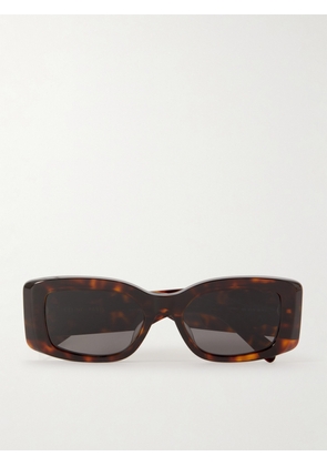 CELINE Eyewear - Triomphe Oversized Square-frame Tortoiseshell Acetate Sunglasses - One size