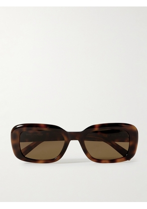 SAINT LAURENT Eyewear - Square-frame Tortoiseshell Acetate Sunglasses - One size