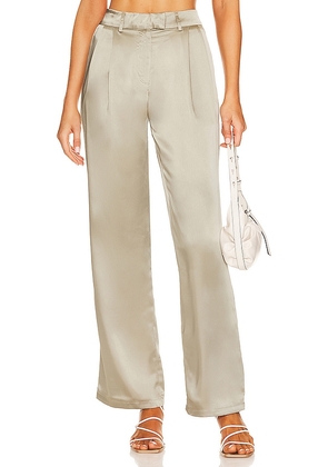 MORE TO COME Helena Pant in Sage. Size XL.