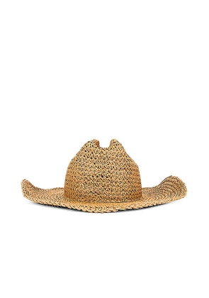 8 Other Reasons Woven Cowboy Hat in Tan.