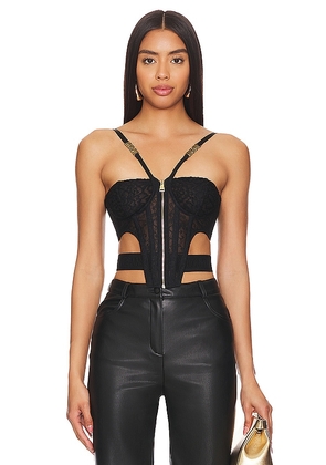 Versace Jeans Couture Bustier Top in Black. Size 38, 44, 46.
