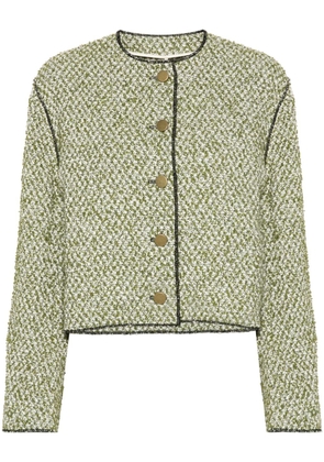 Philosophy Di Lorenzo Serafini bouclé buttoned jacket - Green