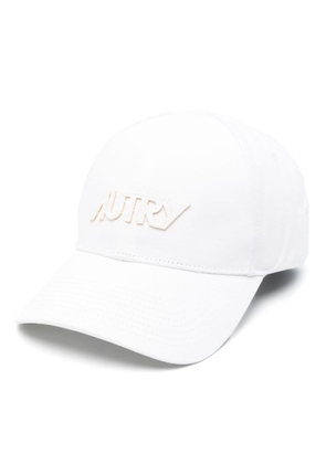 Autry logo-patch cotton hat - White