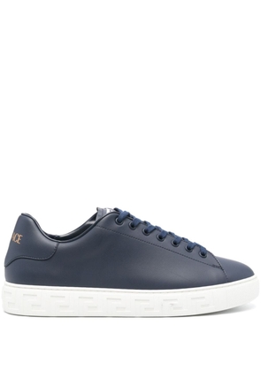 Versace Greca leather sneakers - Blue