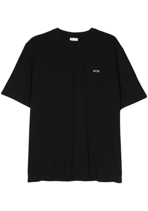 ARTE Teo Back Multi Runner cotton T-shirt - Black