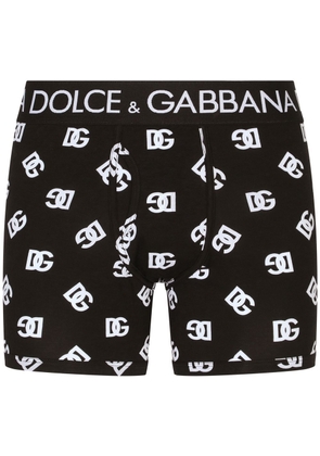 Dolce & Gabbana DG-logo long-leg boxer briefs - Black