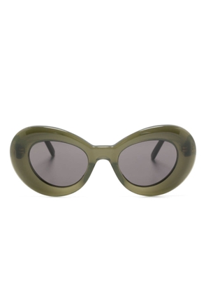 LOEWE EYEWEAR Wing butterfly-frame sunglasses - Green
