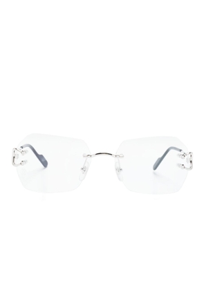 Cartier Eyewear Santos de Cartier glasses - Silver