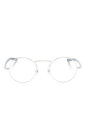 Matsuda round-frame glasses - Silver
