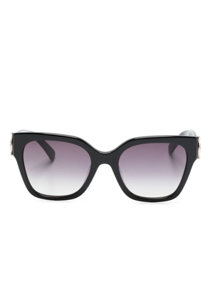 Longchamp oversized-frame sunglasses - Black