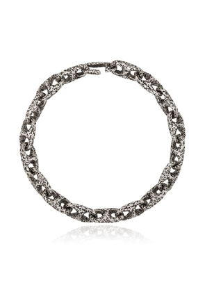 M.Cohen hammered chain-link bracelet - Silver