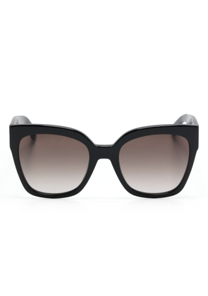 Longchamp oversize-frame sunglasses - Black