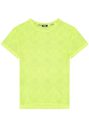 Diesel Uftee-Melany lace T-shirt - Yellow