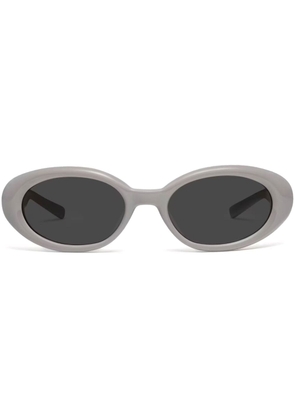 Gentle Monster x Maison Margiela oval-frame sunglasses - Grey