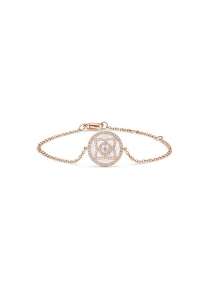 De Beers Enchanted Lotus Bracelet In Rose Gold And Mother-of-pearl