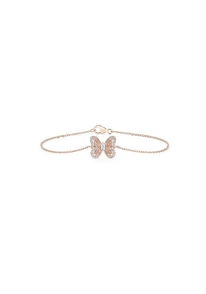 De Beers Portraits Of Nature Butterfly Bracelet In Rose Gold