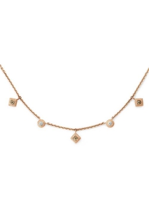 De Beers Talisman Charm Necklace In Rose Gold