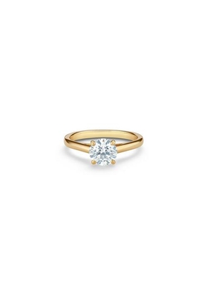 De Beers Db Classic Round Brilliant Diamond Ring In Yellow Gold