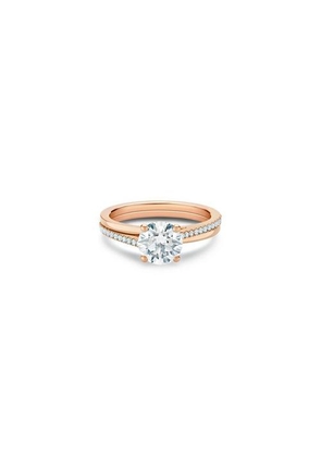 De Beers The Promise Round Brilliant Diamond Ring In Rose Gold