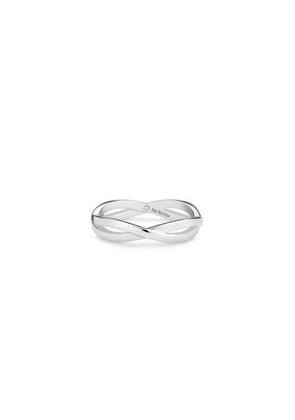 De Beers Infinity Band In White Gold