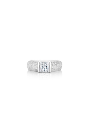 De Beers Brio Princess Diamond Ring In White Gold
