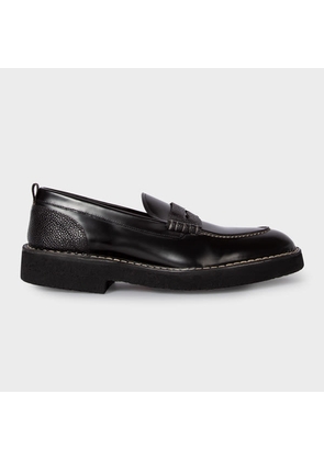 Paul Smith Men's Black High-Shine Leather 'Drood' Loafers