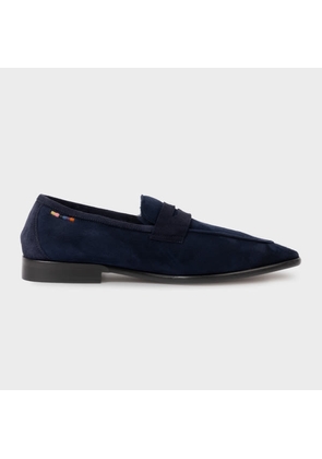 Paul Smith Navy Suede 'Livino' Loafers