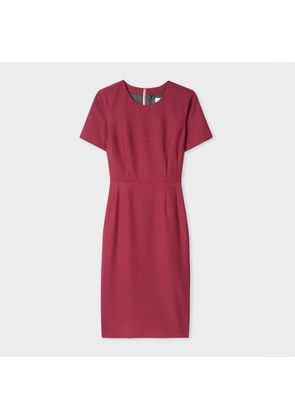Paul Smith Women's Burgundy Wool-Twill 'A Dress To Travel In'